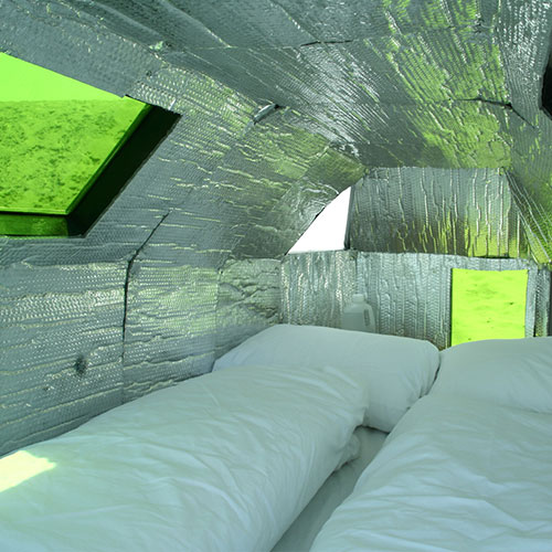 Ronnie Kommene interior of the Bedbug